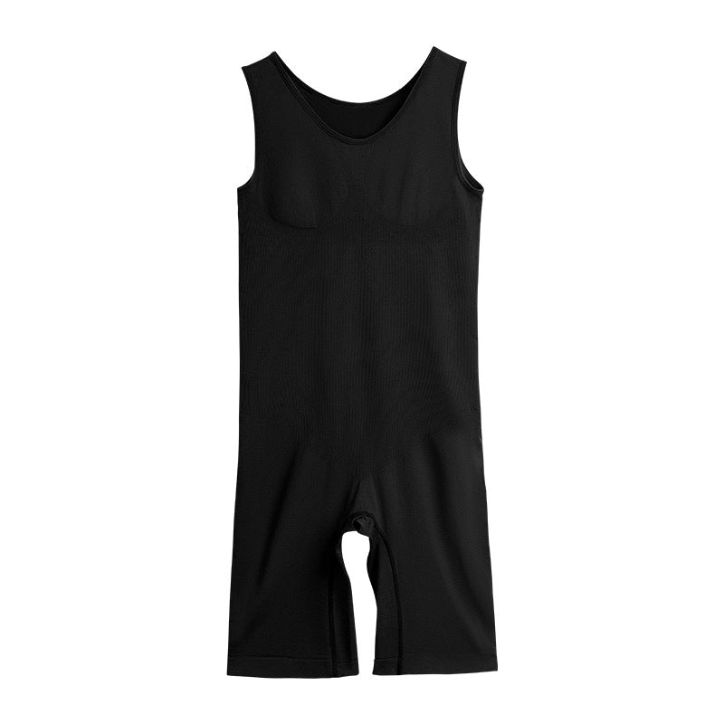 Seamless shapewear shorts for body shaping waist shaping abdominal lifting tight fitting jumpsuit