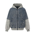 Wash and make two old fake hooded jackets and jackets