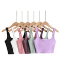 Square Collar Tank Tops 6 Colors