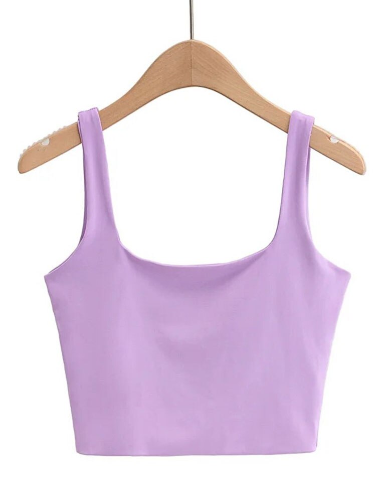 Square Collar Tank Tops 6 Colors