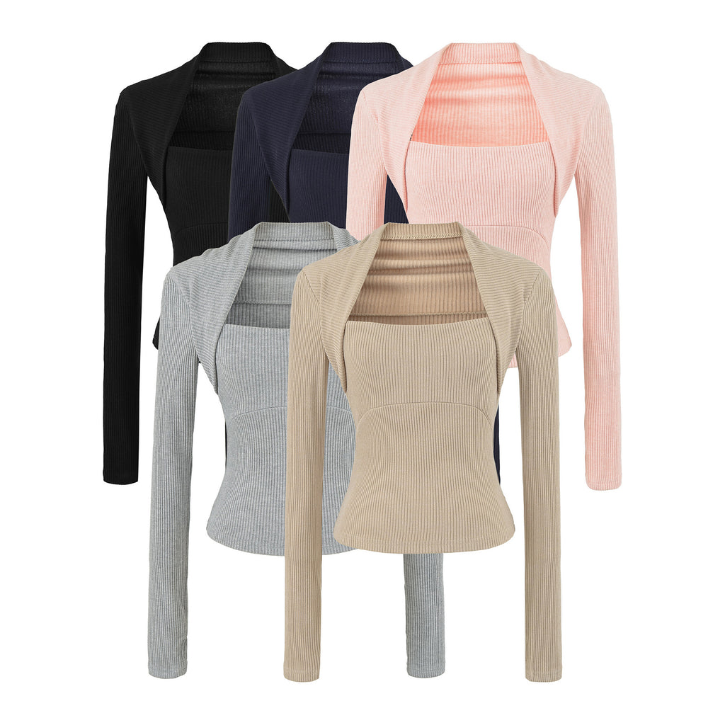 Casual Slim Fit Hooded Long Sleeve Three-Piece Set