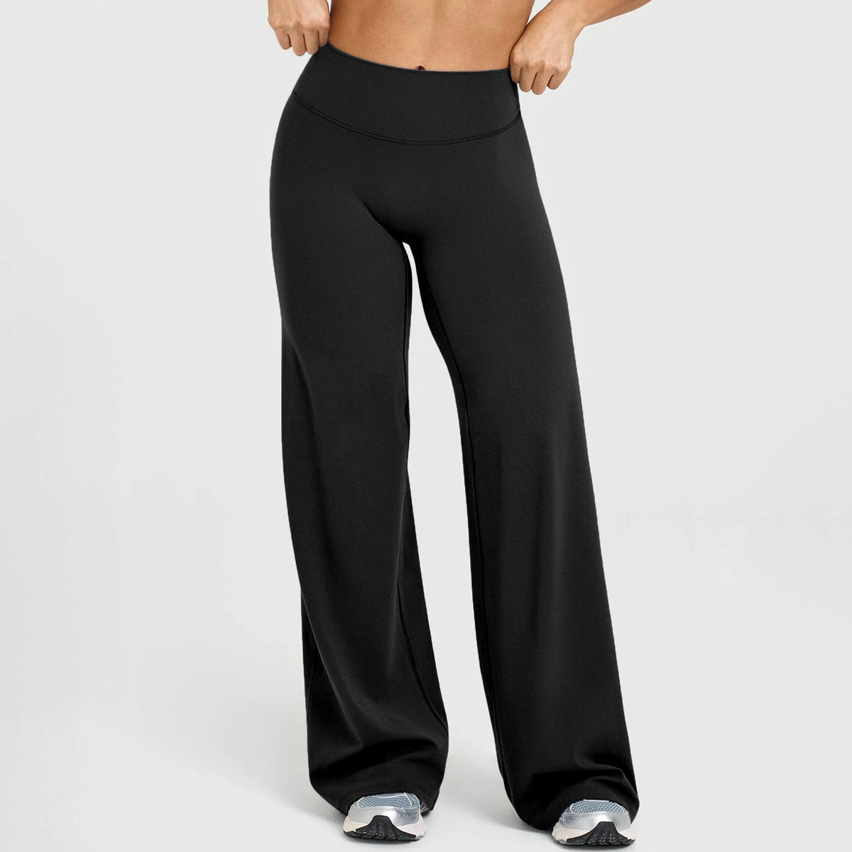 Straight yoga pants for women