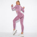 2pcs High Strech Yoga Leggings Sets