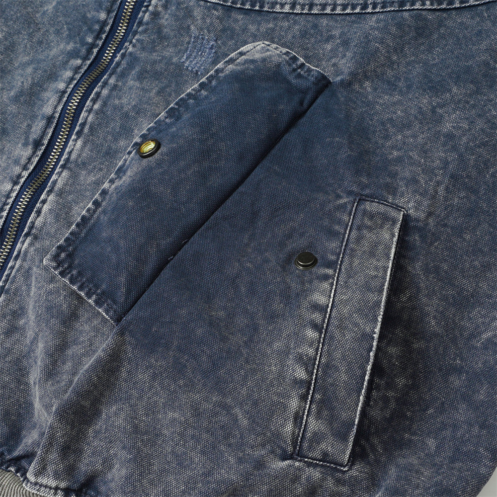 Wash and make two old fake hooded jackets and jackets