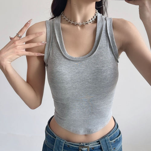 A timeless everyday essential, our U-Neck Tank Tops feature a flattering neckline and versatile fit that pairs effortlessly with any outfit. Shop now and add this must-have staple to your wardrobe!