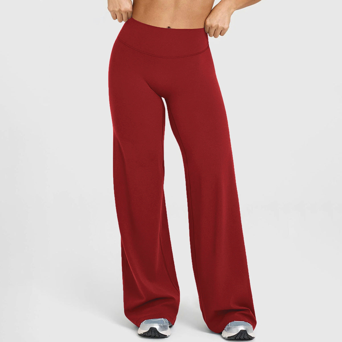 Straight yoga pants for women