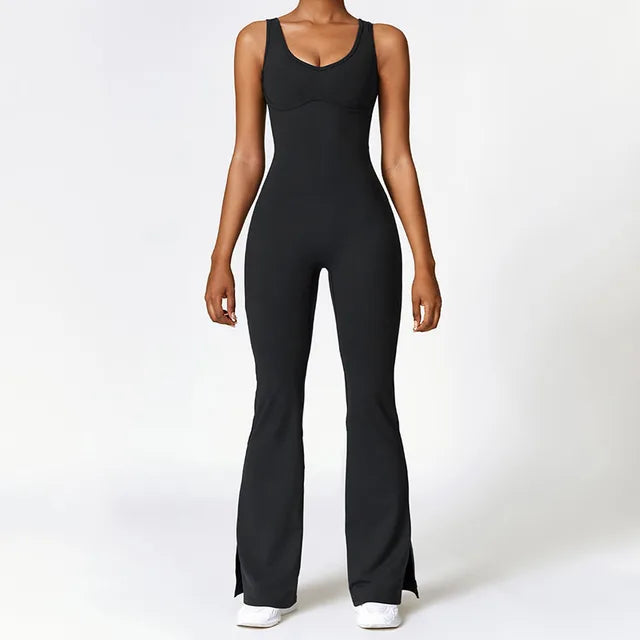 Yoga Jumpsuits Flared Pants