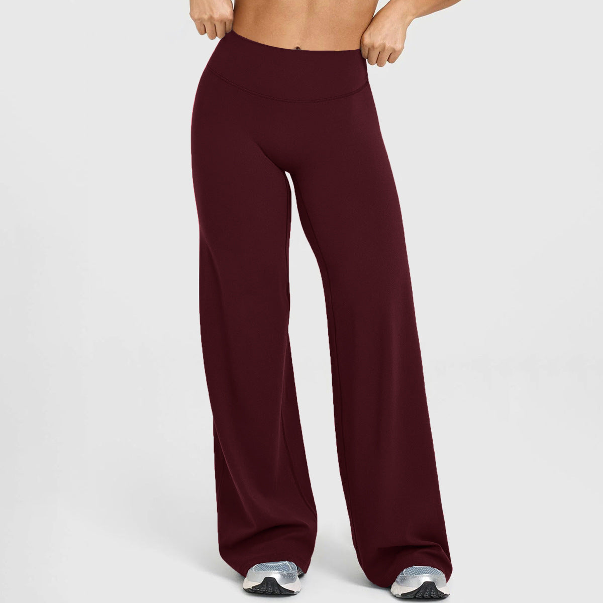 Straight yoga pants for women