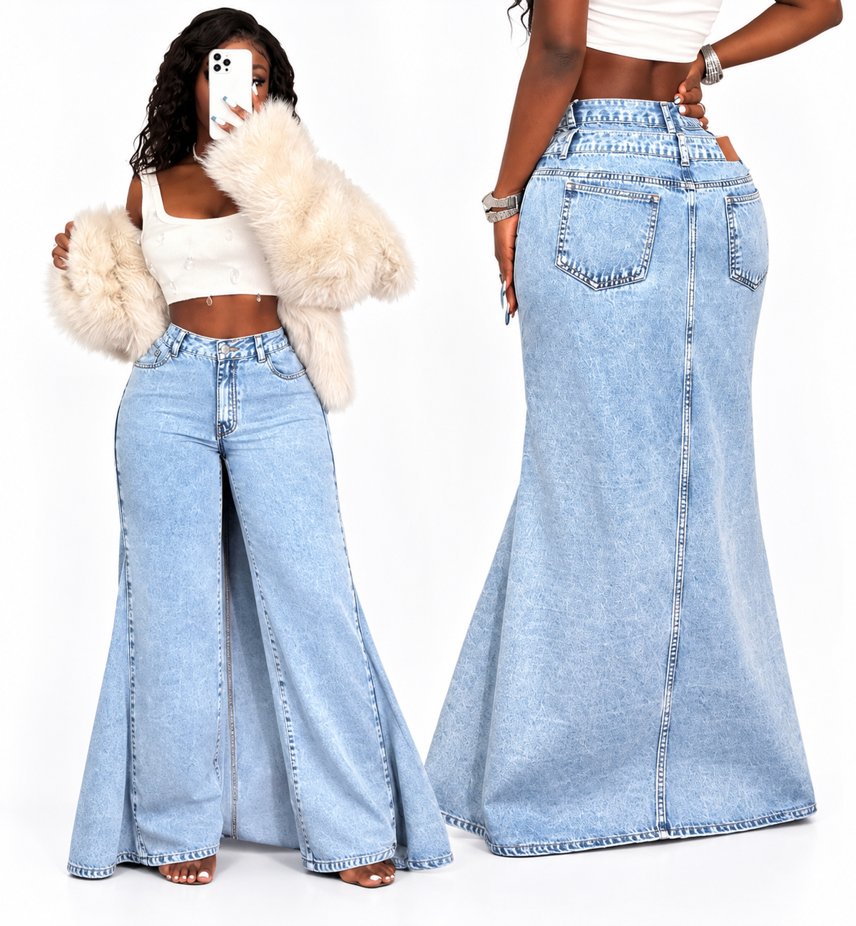 Loose jeans for women