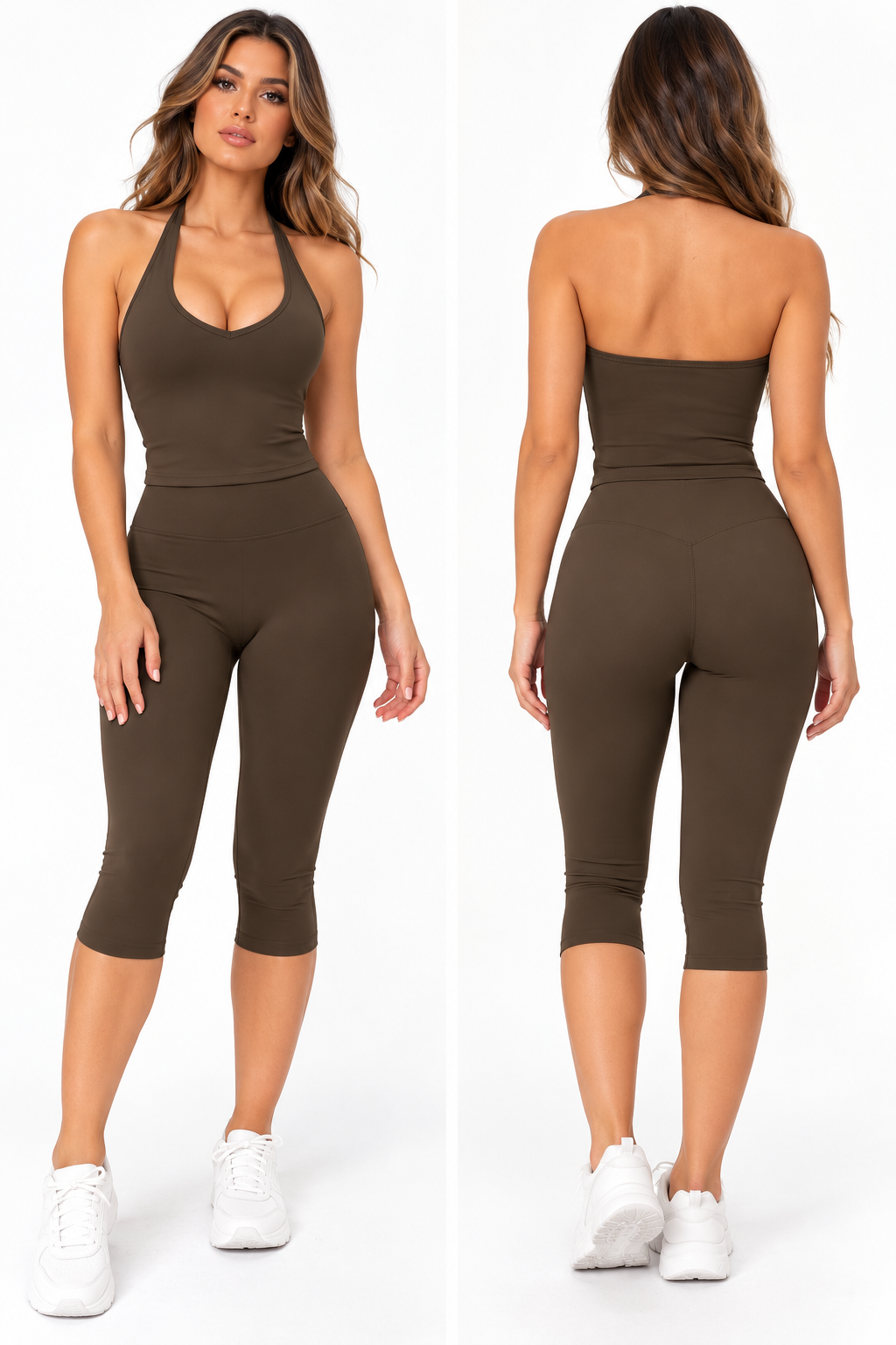 Women's vest sports suit