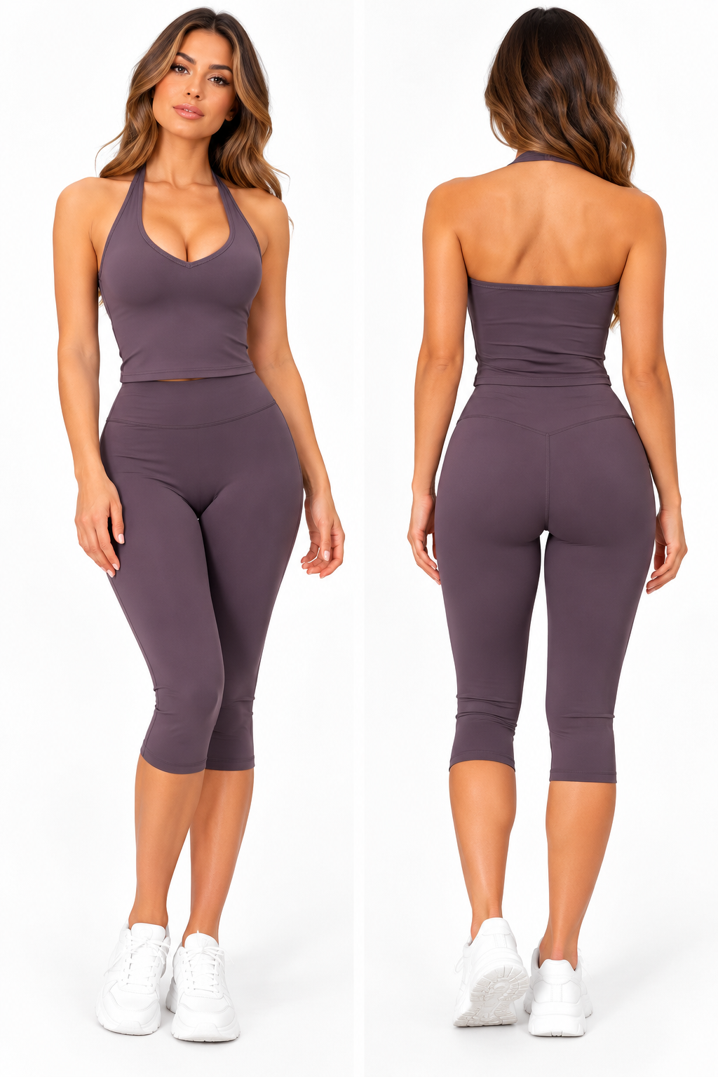 Women's vest sports suit