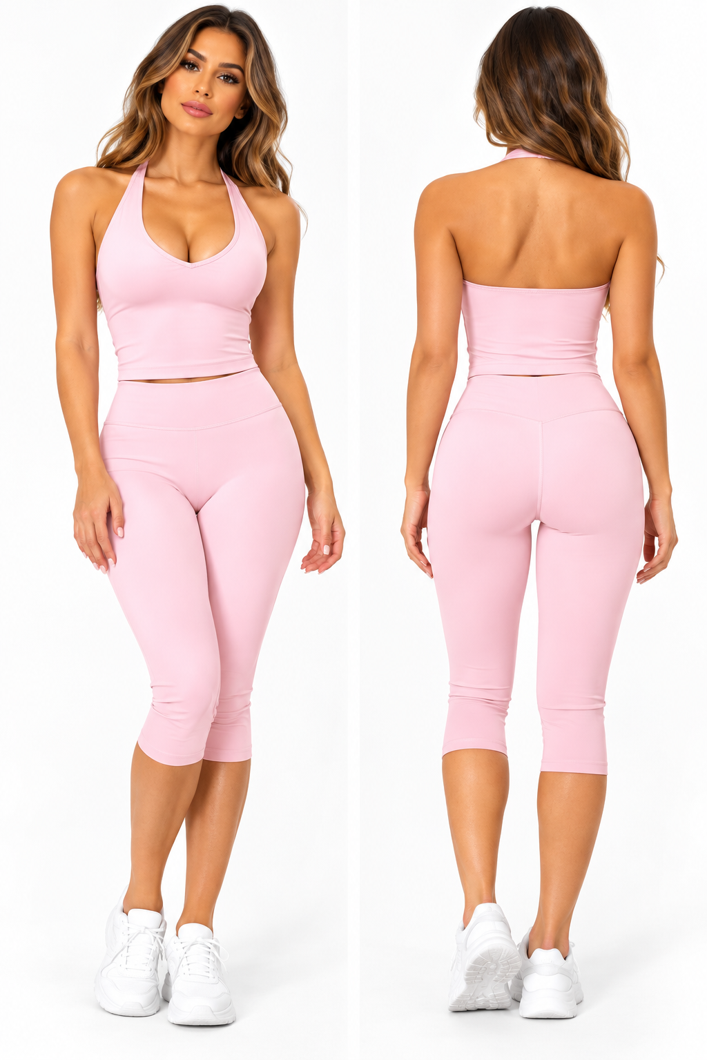 Women's vest sports suit