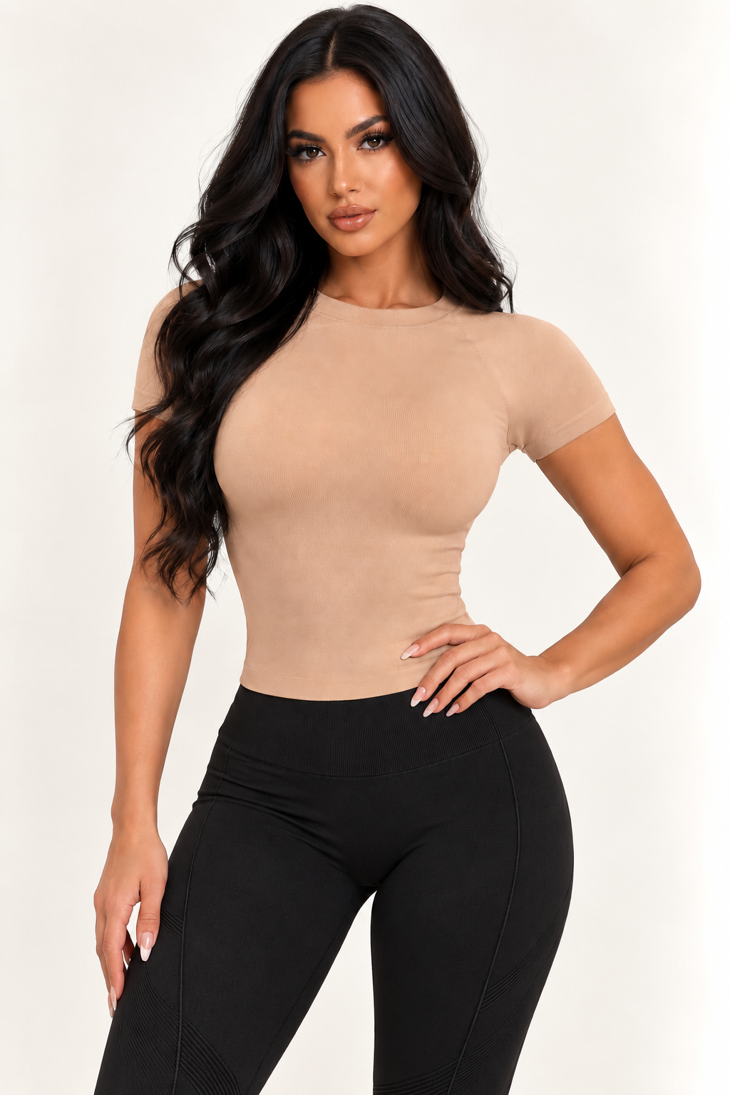 Stay comfortable and stylish from workouts to everyday wear with this seamless 2-pack.