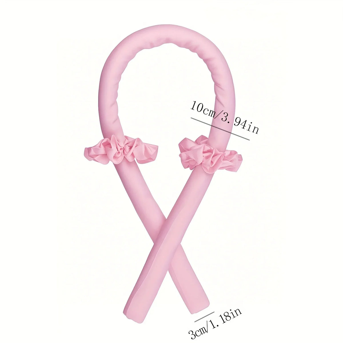 Heatless Curling Set - Satin Curler, Suitable for Night Curling - Non Heat Curler with Headband - Gentle and Effective Hair Care